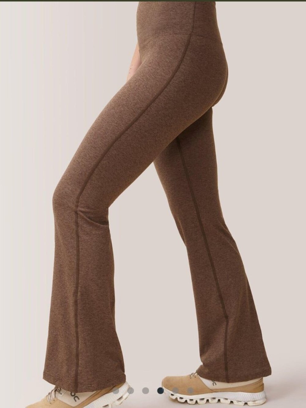 Rose Boréal Wide Leg Leggings